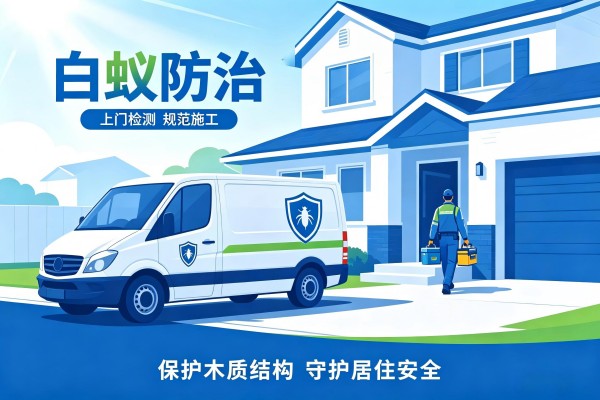 白蚁防治站上门服务，免费检测白蚁虫害隐患